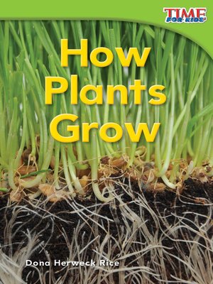 cover image of How Plants Grow